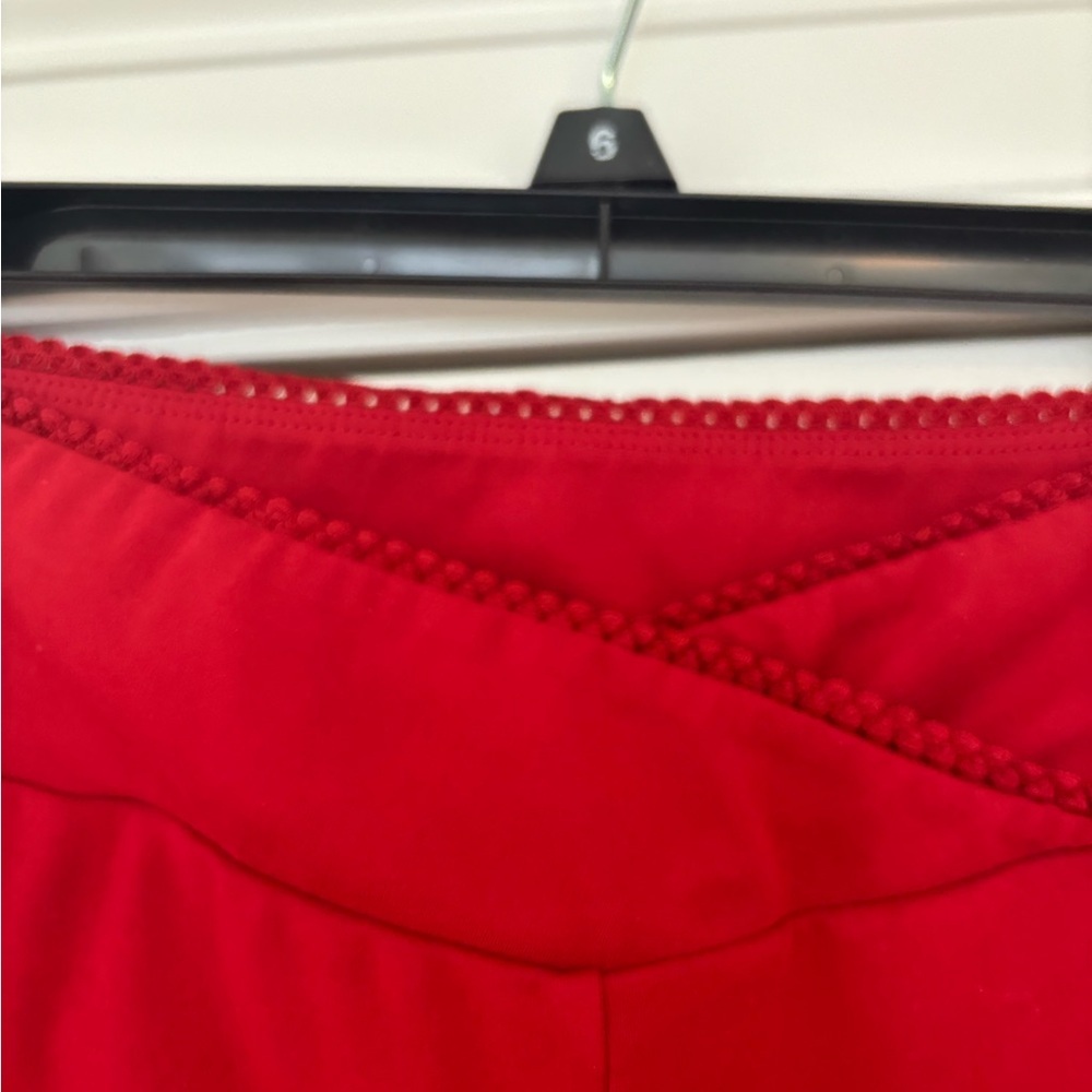 Red Crop Tank and Flared Leggings Set - Picture 8 of 12